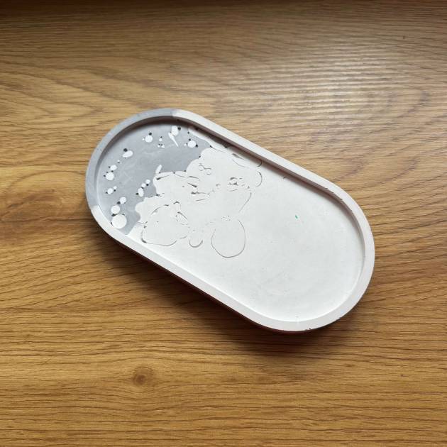 Owalna podstawka pod świece