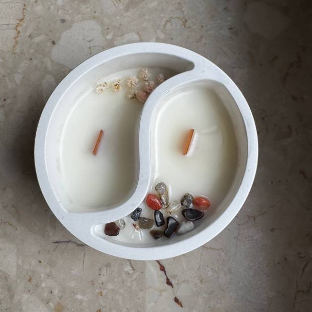 Świeca sojowa Yin Yang