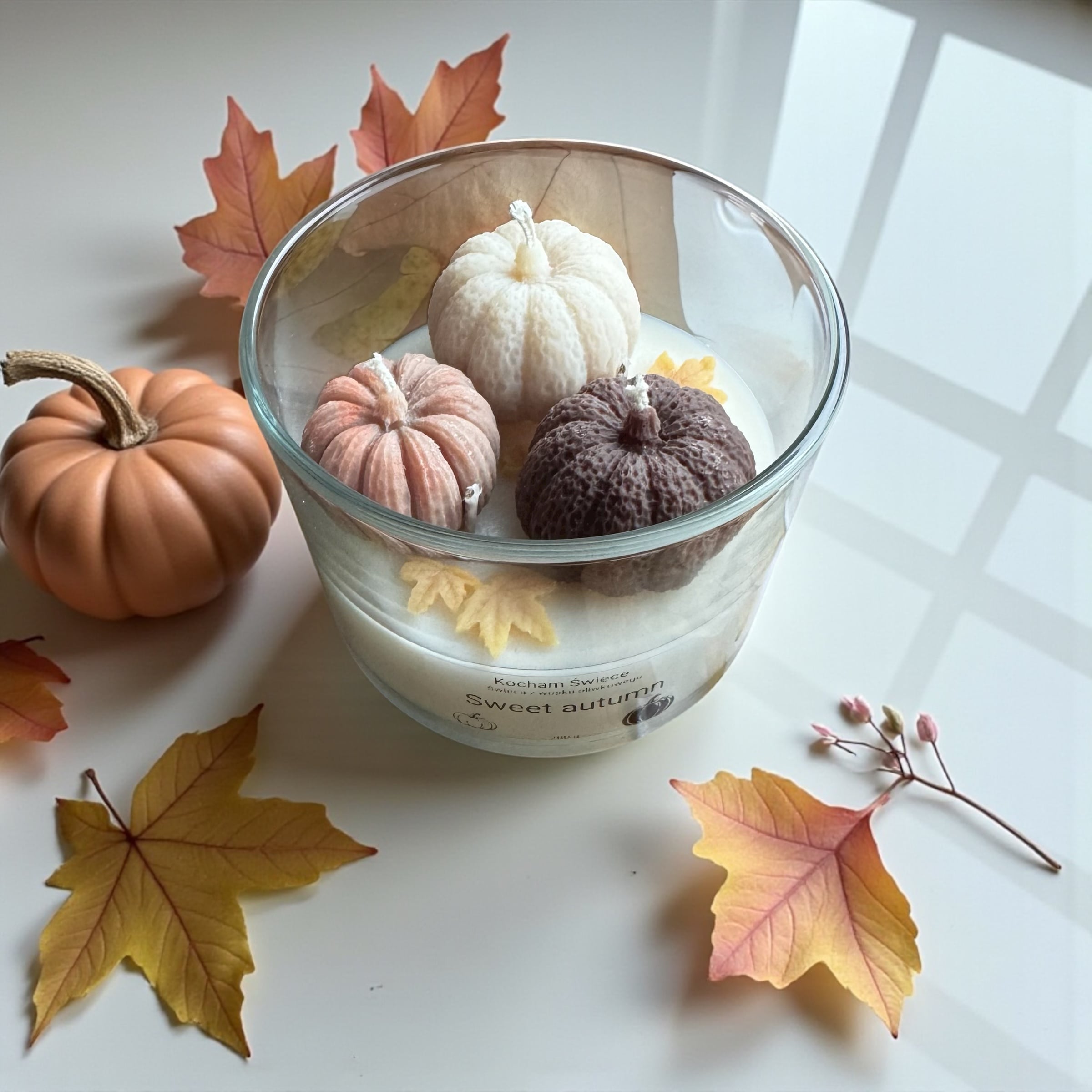 Świeca oliwkowa „Słodka jesień”