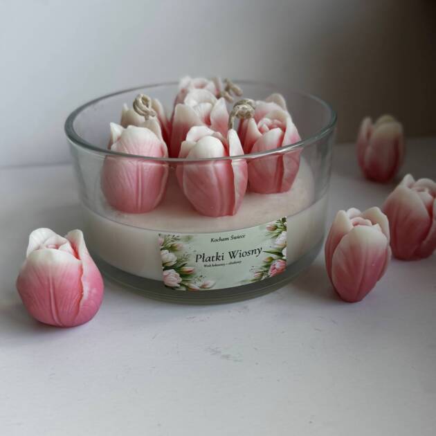 Świeca Płatki Wiosny, 520 ml