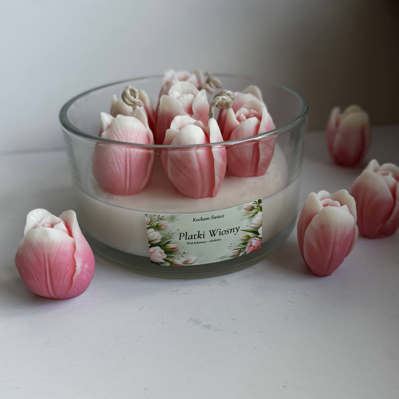 Świeca Płatki Wiosny, 520 ml