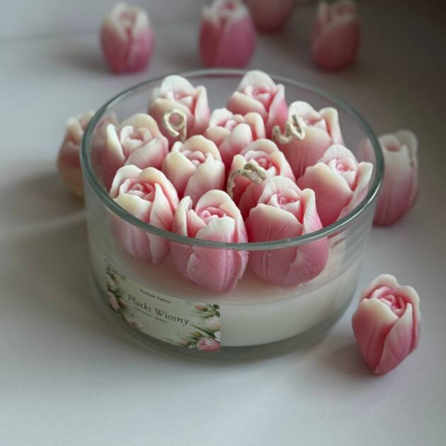 Świeca Płatki Wiosny, 600 ml