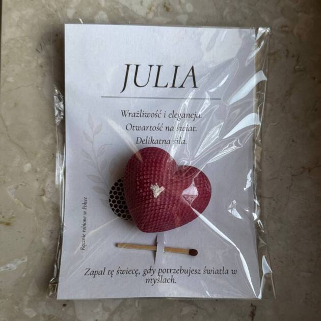 Kartka imienna „Julia”